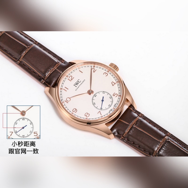 IWC Portuguese Automatic Small Second Replica Watch GR Factory Premium Version-5