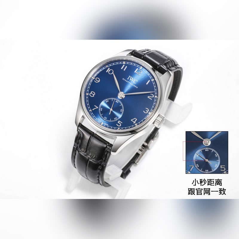 IWC Portuguese Automatic Small Second Replica Watch GR Factory Top Version-2