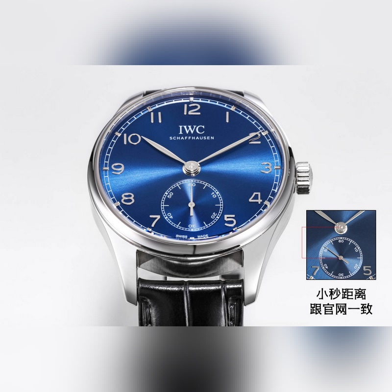 IWC Portuguese Automatic Small Second Replica Watch GR Factory Top Version-3