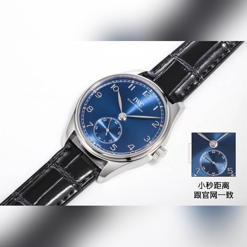 IWC Portuguese Automatic Small Second Replica Watch GR Factory Top Version-4