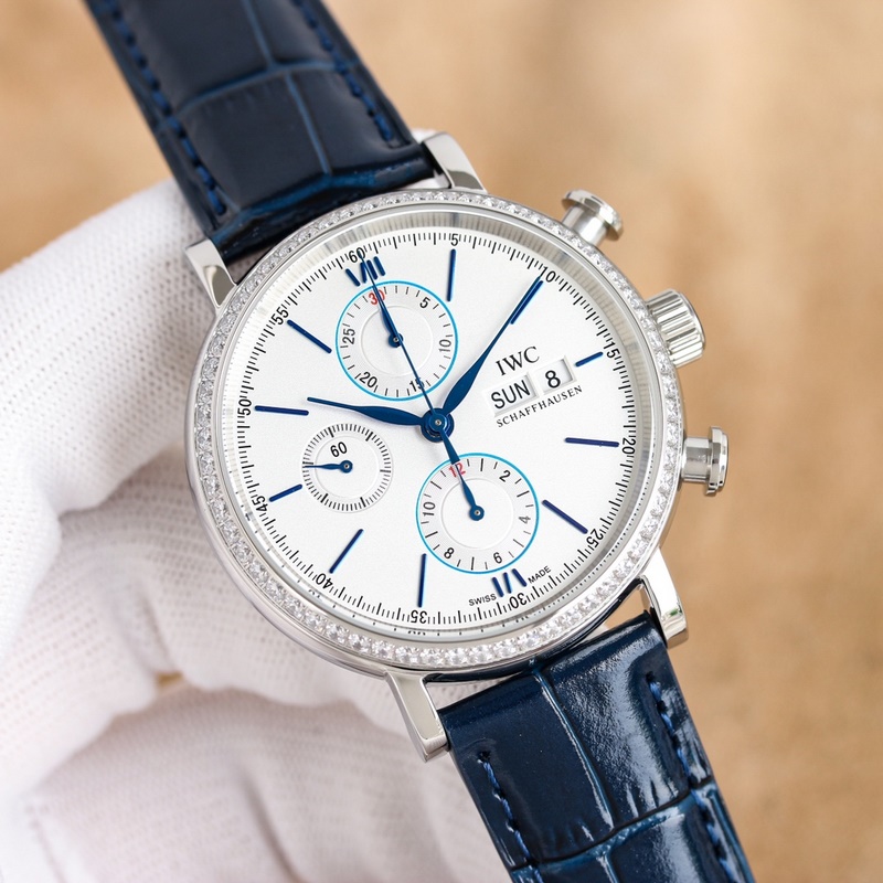 IWC Aquatimer Chronograph 42mm Replica Watch with 13.5mm Thickness-3