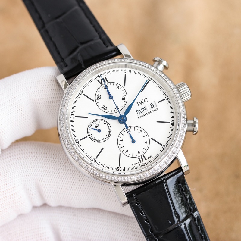 IWC Aquatimer Chronograph 42mm Replica Watch with 13.5mm Thickness-5