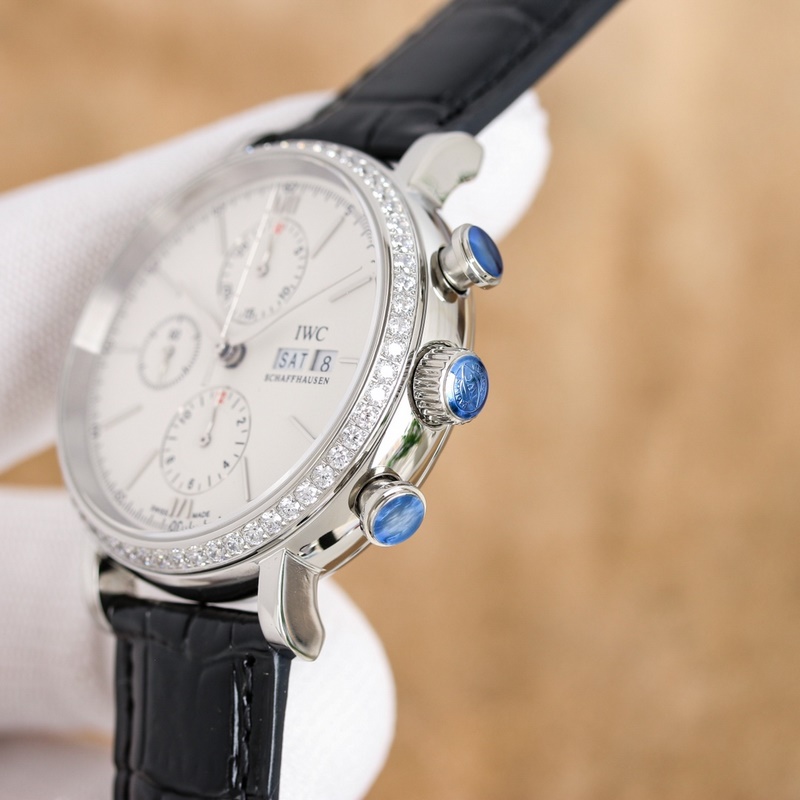IWC Aquatimer Chronograph 42mm Replica Watch with 13.5mm Thickness-8