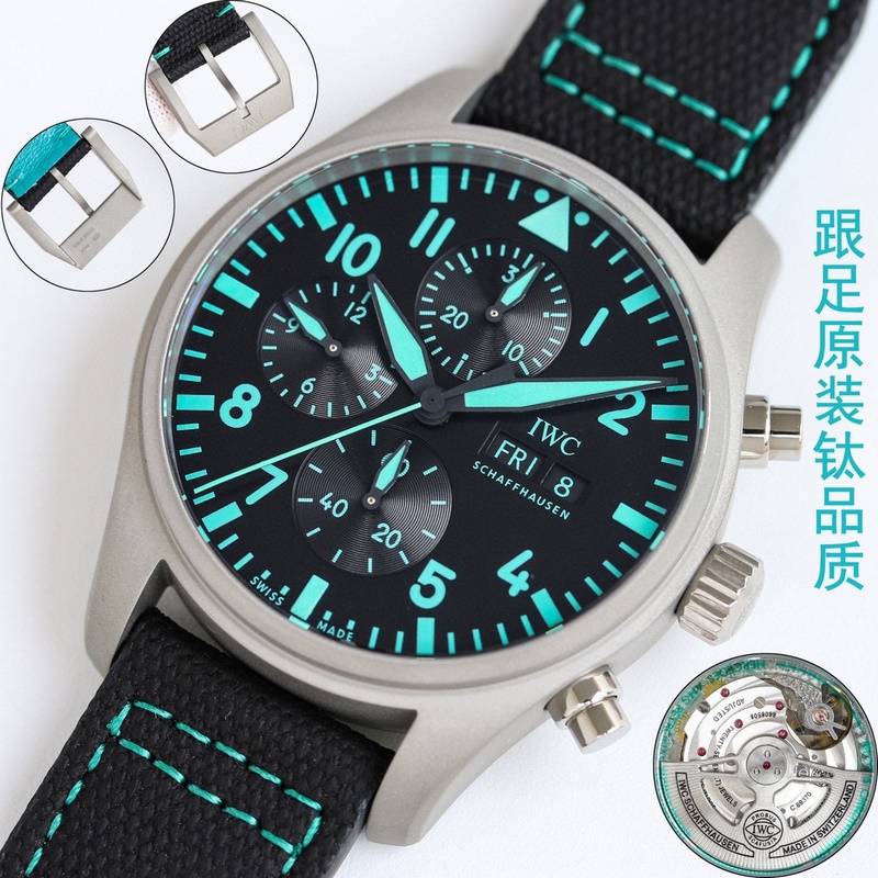 IWC Pilot's Replica Watch OR6 Mercedes-AM Titanium Case New Arrival-2