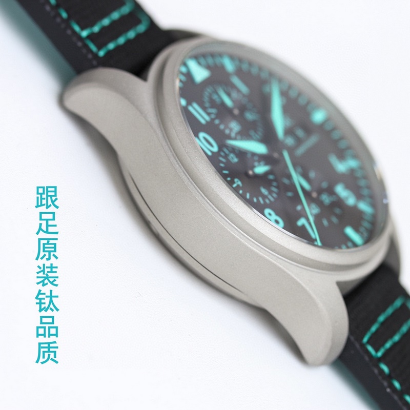 IWC Pilot's Replica Watch OR6 Mercedes-AM Titanium Case New Arrival-6