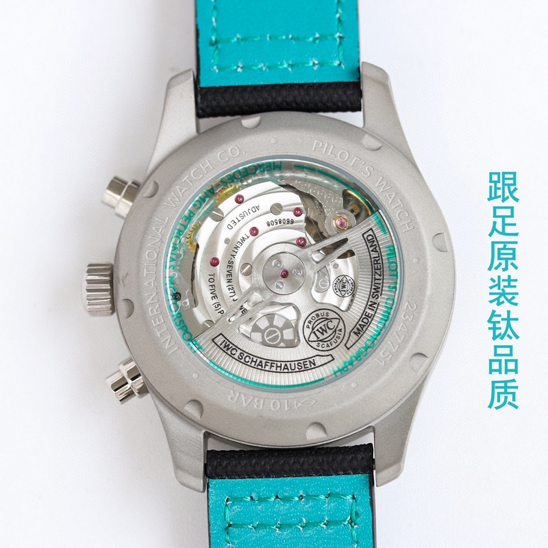IWC Pilot's Replica Watch OR6 Mercedes-AM Titanium Case New Arrival-7