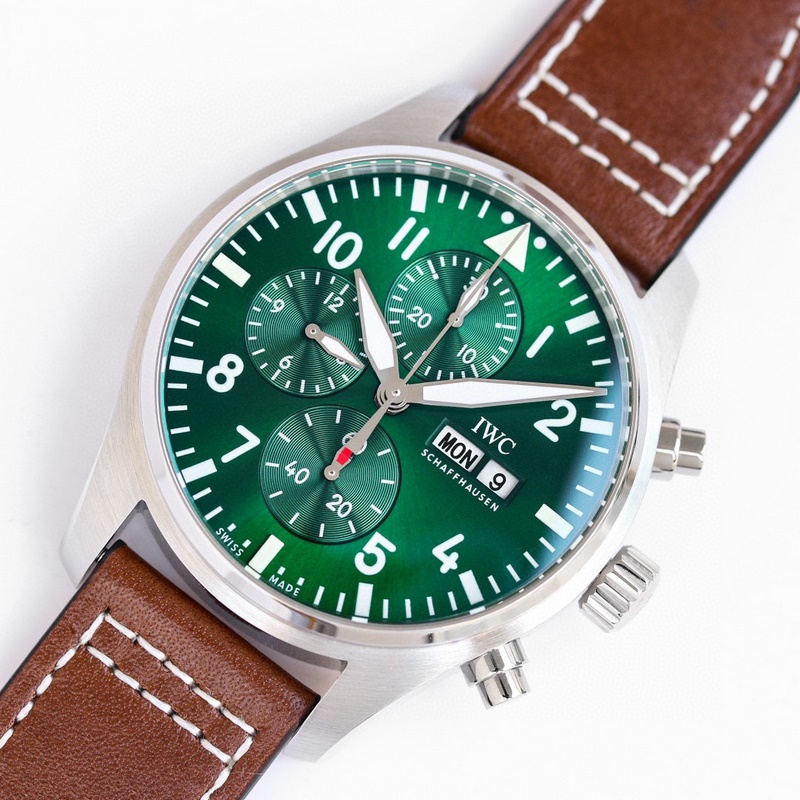 New IWC Pilot's Replica Watch IW3 Classic Timepiece with Transparent Caseback-3