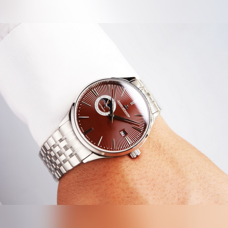 Jaeger-LeCoultre Master Ultra Thin Moon Enamel 120m Water Resistance-4