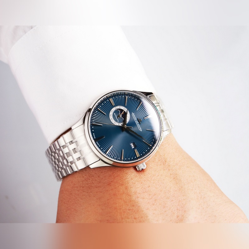 Jaeger-LeCoultre Master Ultra Thin Moon Enamel Waterproof 120m-4