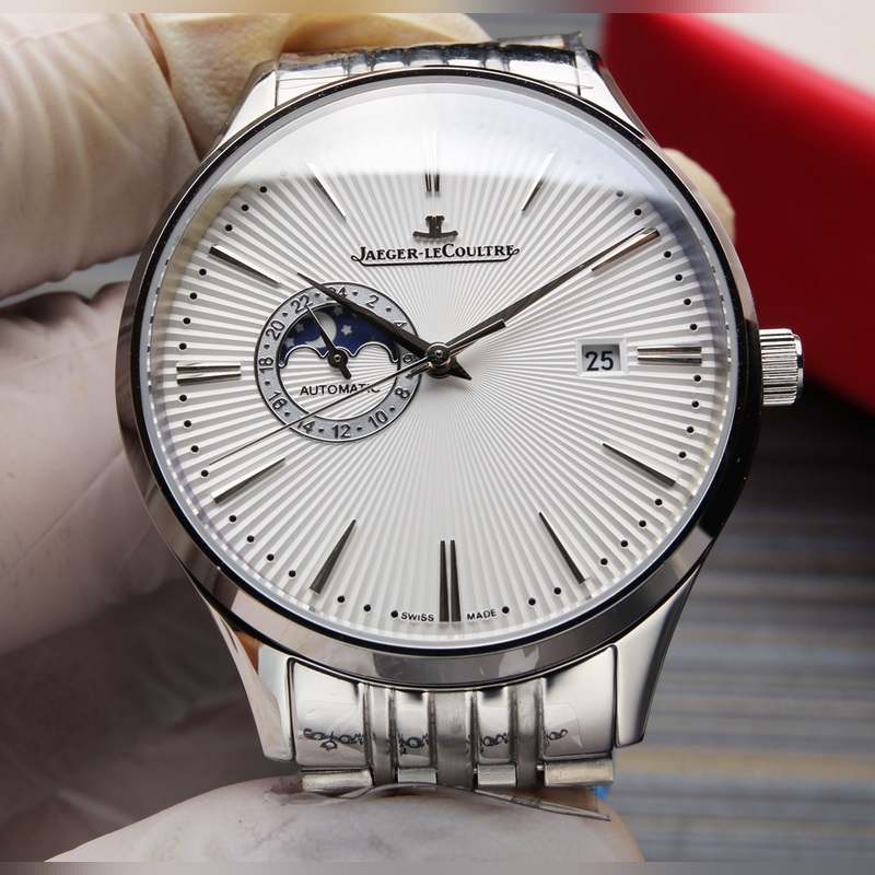 Jaeger-LeCoultre Master Ultra Thin Moon Enamel 120m Water Resistance-3