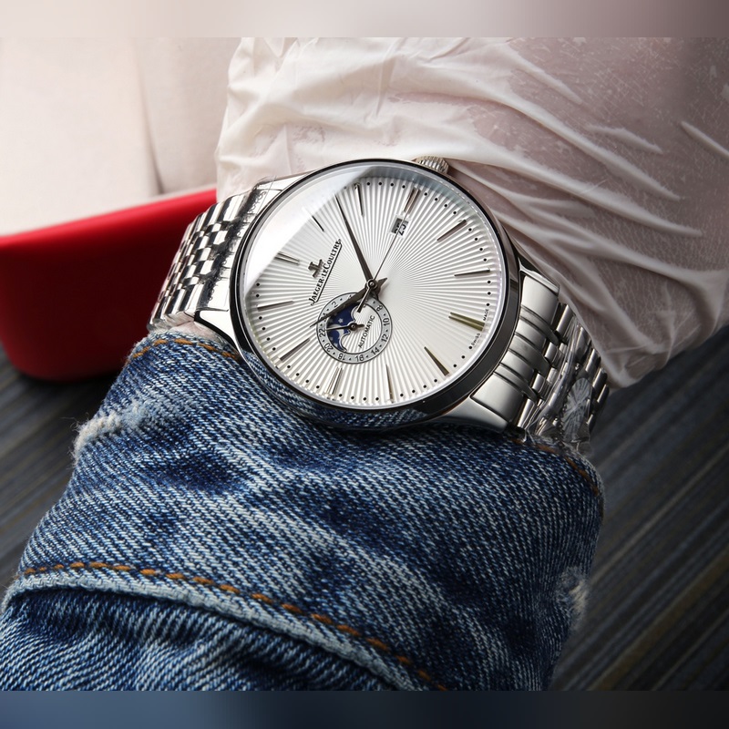 Jaeger-LeCoultre Master Ultra Thin Moon Enamel 120m Water Resistance-5