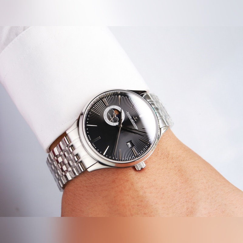 Jaeger-LeCoultre Ultra-Thin Master Moonphase Enamel 120m Waterproof-4
