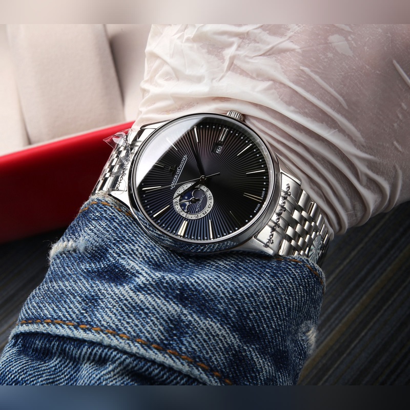 Jaeger-LeCoultre Master Ultra Thin Moon Enamel 120m Water Resistant-5
