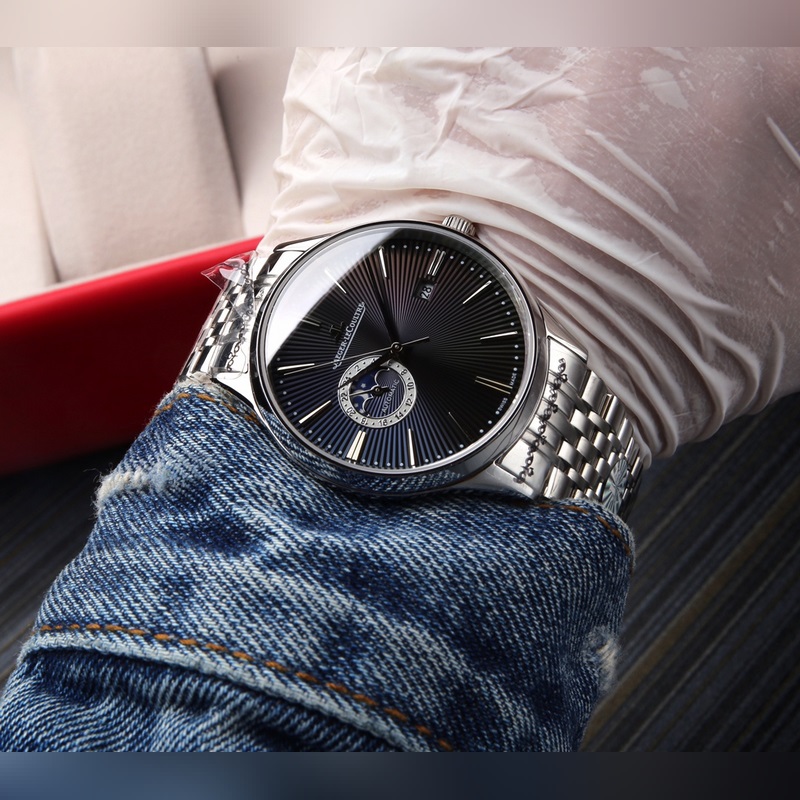 Jaeger-LeCoultre Master Ultra Thin Moon Enamel 120m Waterproof-5