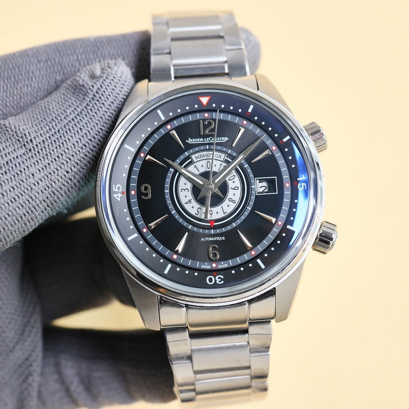 Jaeger-LeCoultre Polaris Calendar Replica Watch Elegant Modern Dual Crown Design-2