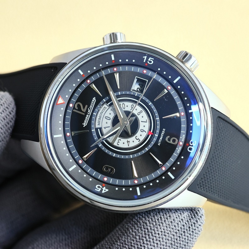 Jaeger-LeCoultre Master 410257 42mm Alarm Replica Watch Luxury Timepiece-3