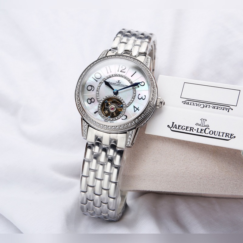 Jaeger-LeCoultre Rendez-Vous Automatic Tourbillon Pearl Dial Ladies Replica Watch-5