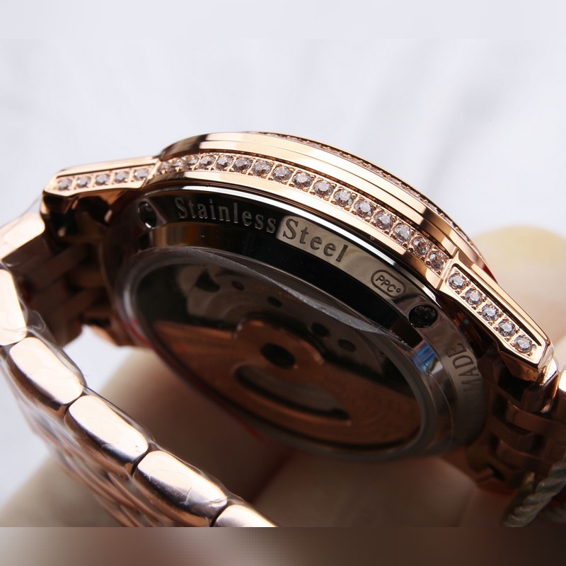 Jaeger-LeCoultre Rendez-Vous Automatic Mechanical Tourbillon Women's Replica Watch with Natural Deep Sea Pearl-6