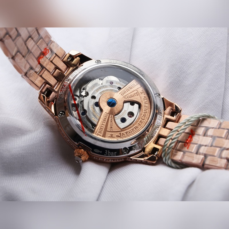 Jaeger-LeCoultre Rendez-Vous Automatic Mechanical Tourbillon Women's Replica Watch with Natural Deep Sea Pearl-8