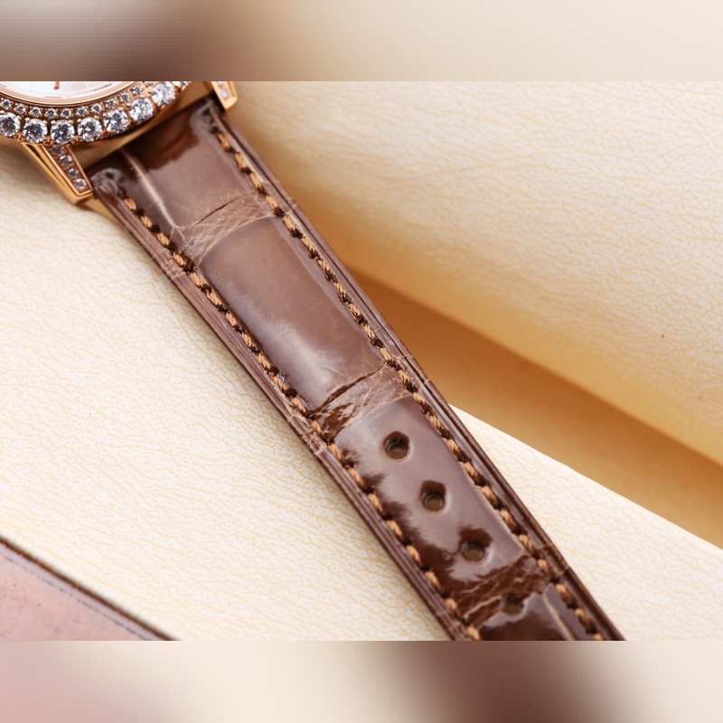 Jaeger-LeCoultre Rendez-Vous Women's Replica Watch Quartz Movement Celestial Display Blue Crocodile Leather-7