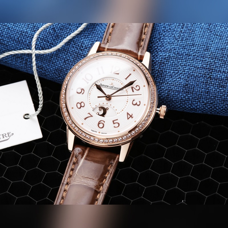 Jaeger-LeCoultre Rendez-Vous Women's Replica Watch Elegant Crocodile Leather Timepiece-2