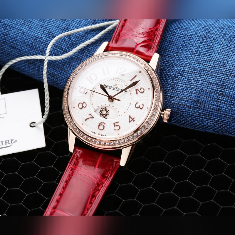 Jaeger-LeCoultre Rendez-Vous Women's Replica Watch Elegant Crocodile Leather Timepiece-4