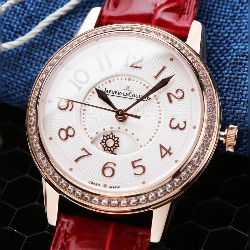 Jaeger-LeCoultre Rendez-Vous Women's Replica Watch Elegant Crocodile Leather Timepiece-5