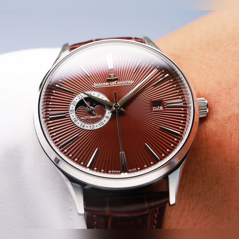 Jaeger-LeCoultre Master Ultra Thin Moon Enamel 120m Water Resistance-3