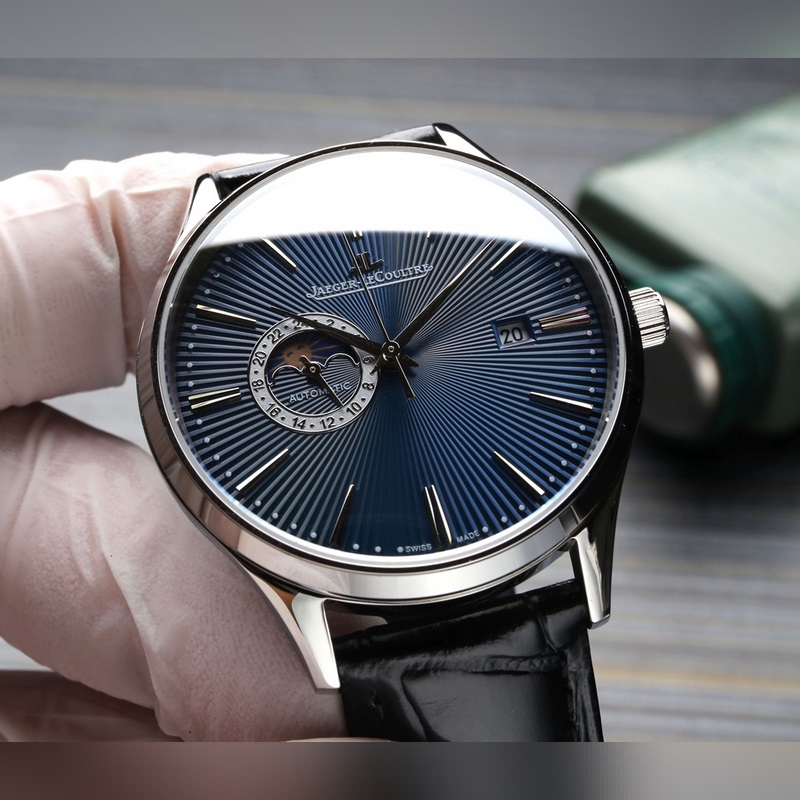 Jaeger-LeCoultre Master Ultra Thin Moon Enamel 120m Water Resistance-3