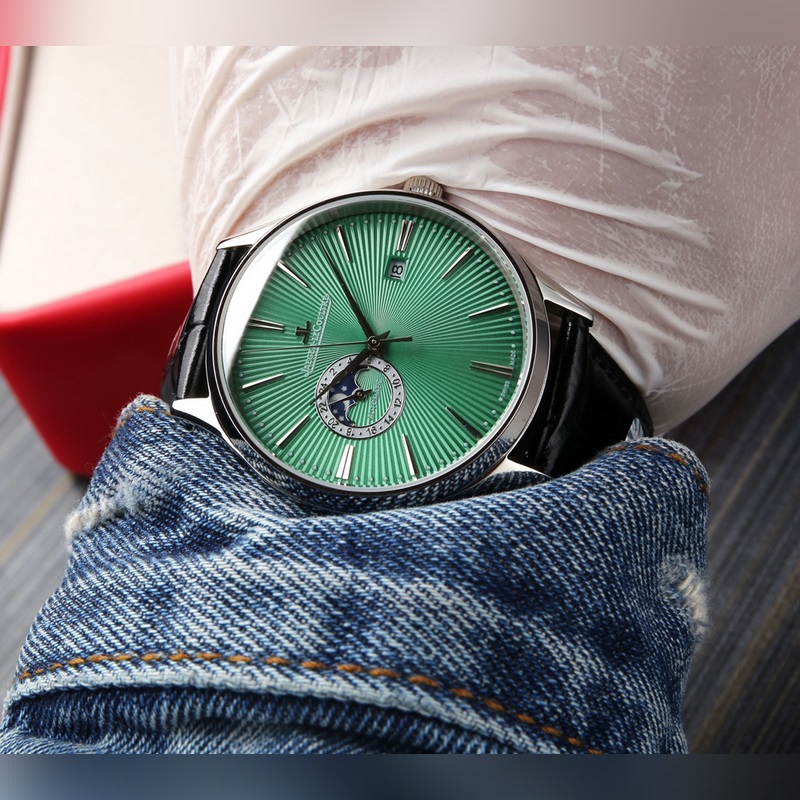 Jaeger-LeCoultre Master Ultra Thin Moon Enamel 120m Water Resistance-5