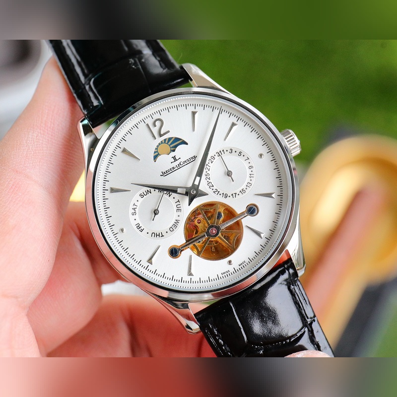 Jaeger-LeCoultre Master Ultra Thin Moon Multi-Function Luxury Men's Replica Watch-2