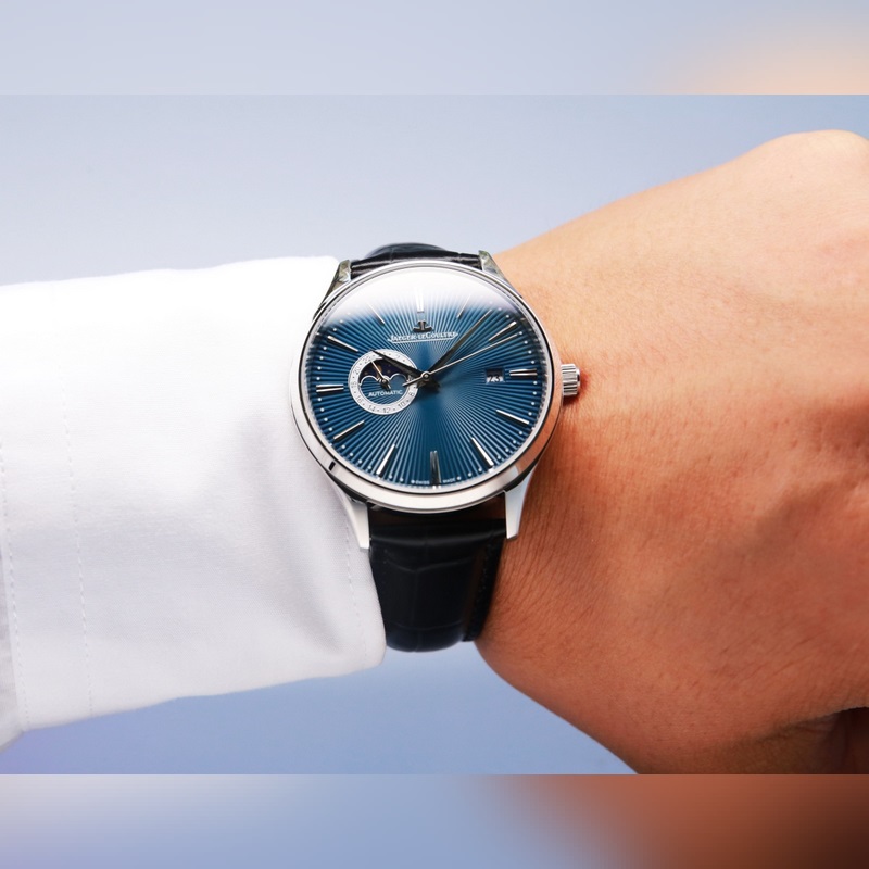 Jaeger-LeCoultre Master Ultra Thin Moon Enamel 120m Waterproof-2