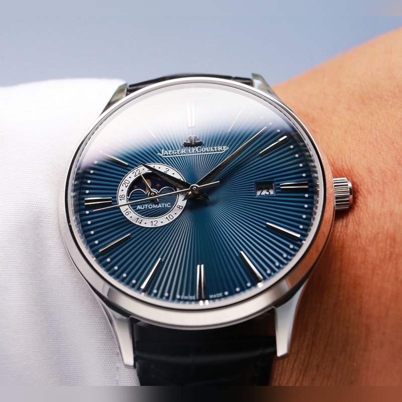 Jaeger-LeCoultre Master Ultra Thin Moon Enamel 120m Waterproof-3