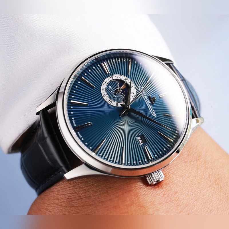 Jaeger-LeCoultre Master Ultra Thin Moon Enamel 120m Waterproof-5