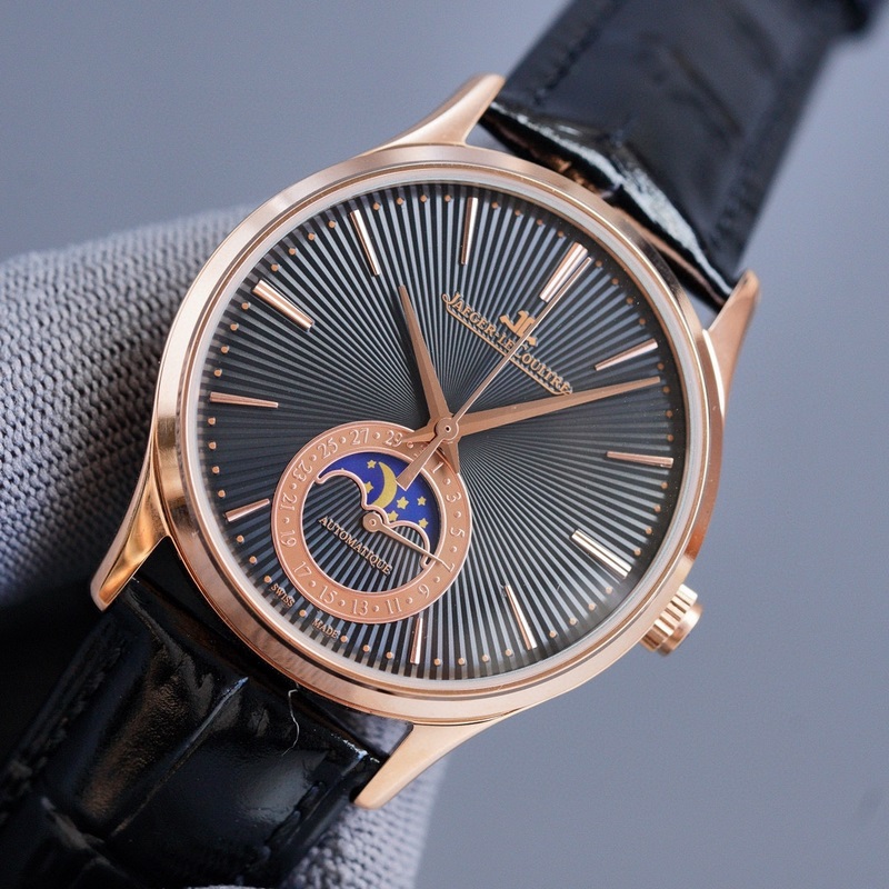 Jaeger-LeCoultre Master Ultra Thin Moonphase Stunning Color Series with True Date Function-4