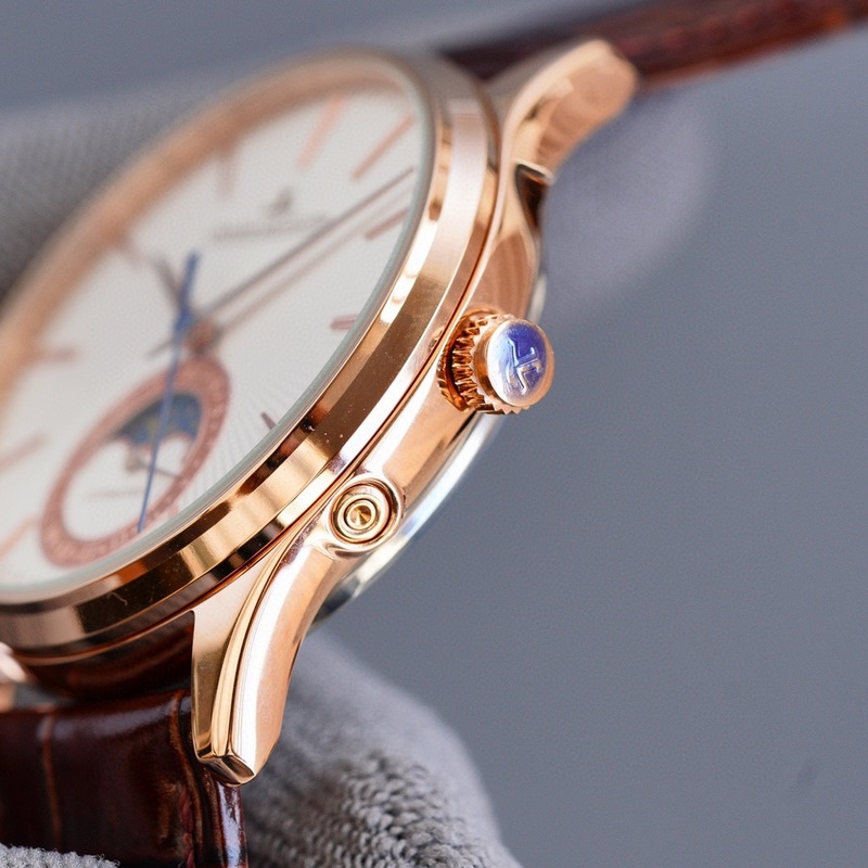 Jaeger-LeCoultre Master Ultra Thin Moonphase Stunning Color Series with True Date Function-5
