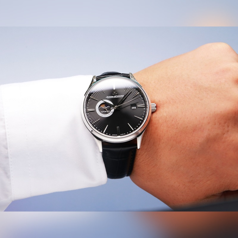 Jaeger-LeCoultre Master Ultra Thin Moon Enamel 120m Water Resistance-2