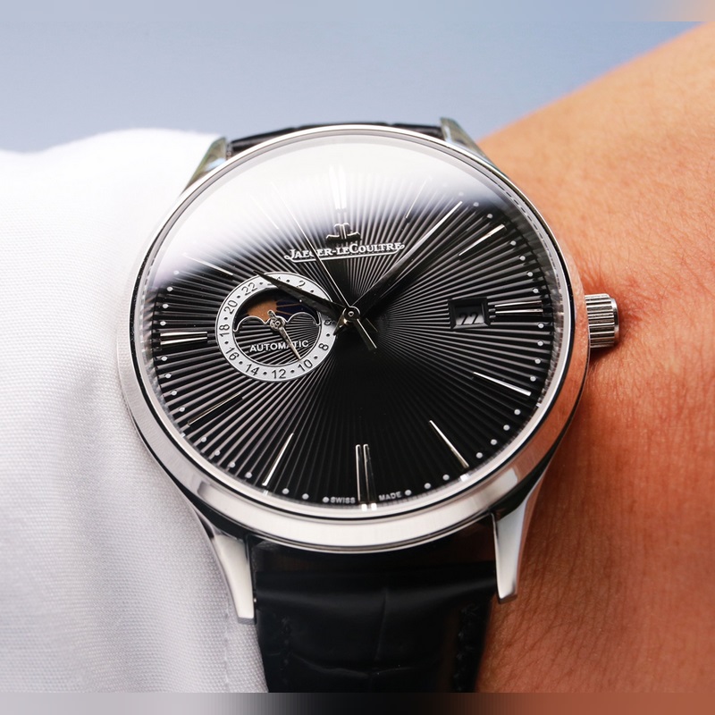 Jaeger-LeCoultre Master Ultra Thin Moon Enamel 120m Water Resistance-3