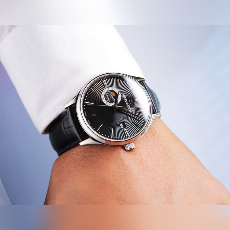 Jaeger-LeCoultre Master Ultra Thin Moon Enamel 120m Water Resistance-4
