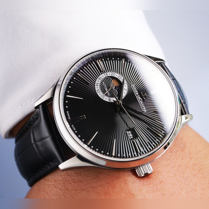 Jaeger-LeCoultre Master Ultra Thin Moon Enamel 120m Water Resistance-5