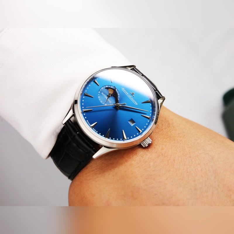 Jaeger-LeCoultre Master Control Moon Phase 8217 Waterproof 50m No Repairs-2