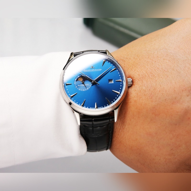 Jaeger-LeCoultre Master Control Moon Phase 8217 Waterproof 50m No Repairs-4