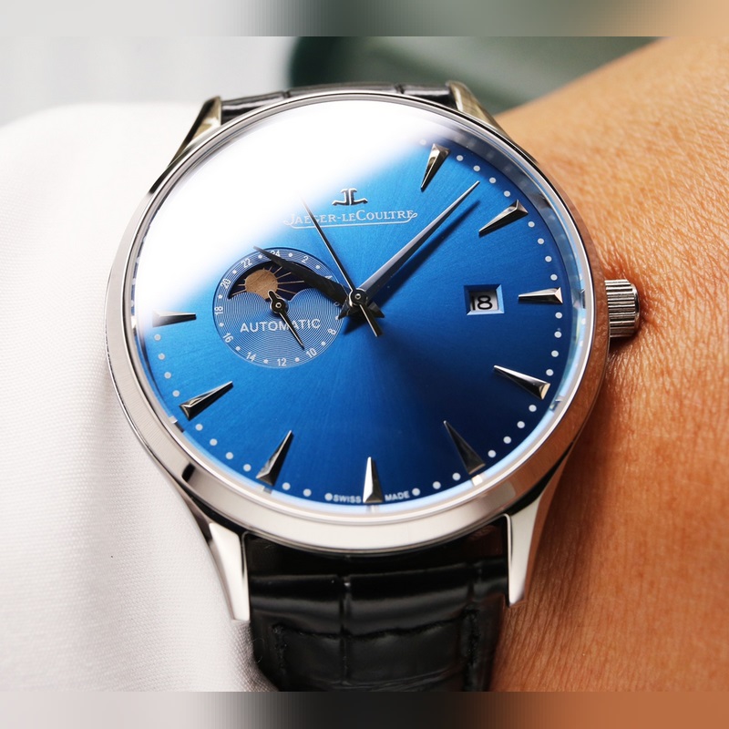 Jaeger-LeCoultre Master Control Moon Phase 8217 Waterproof 50m No Repairs-5