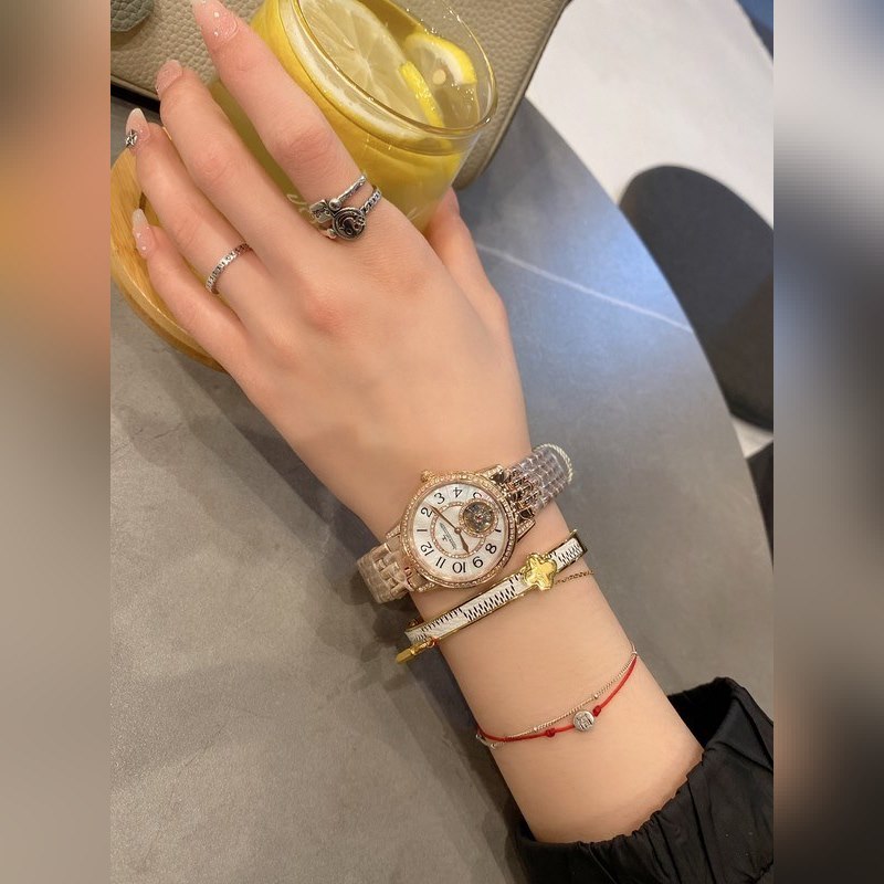 Jaeger-LeCoultre Rendez-Vous Automatic Flying Tourbillon Women's Replica Watch-4