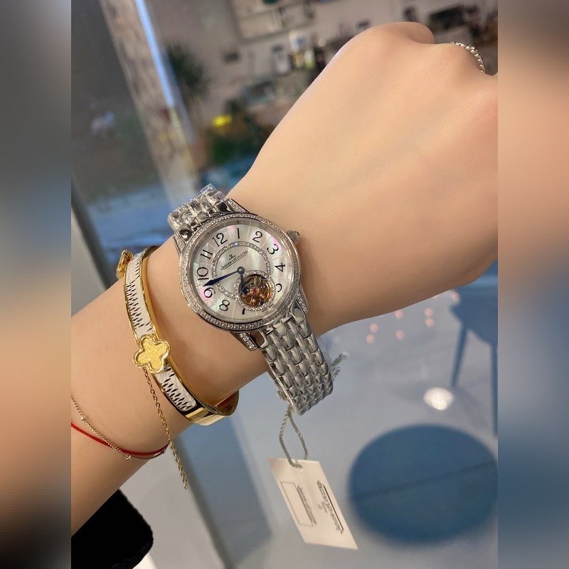 Jaeger-LeCoultre Rendez-Vous Automatic Mechanical Tourbillon Ladies Replica Watch-4