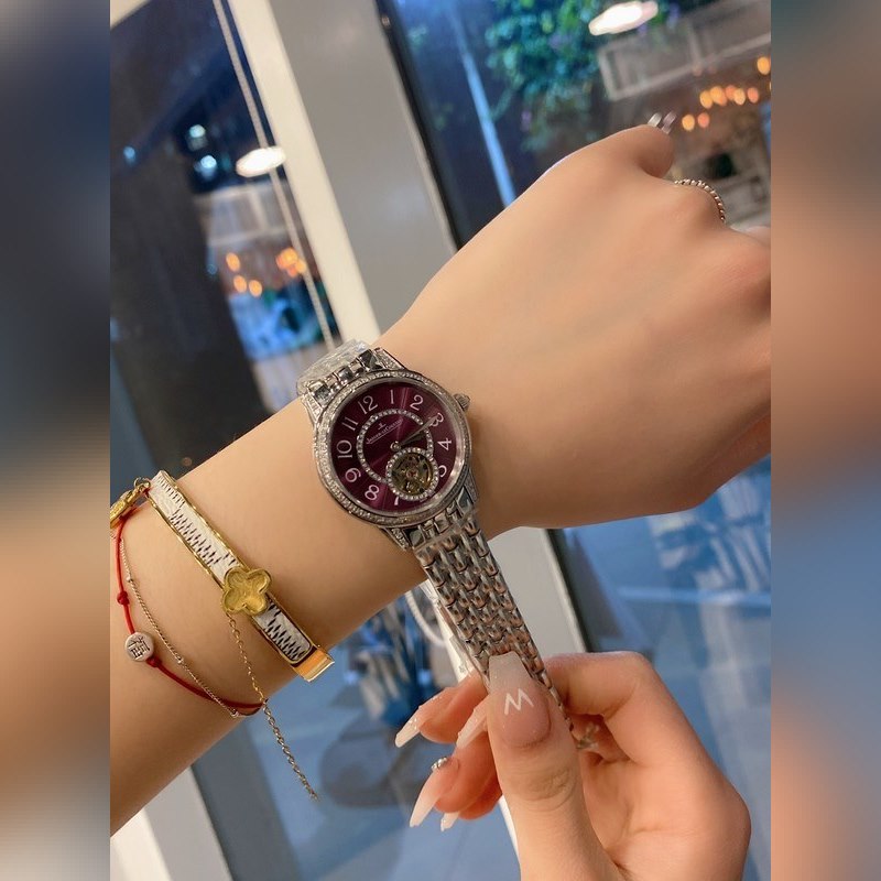 Jaeger-LeCoultre Rendez-Vous Automatic Mechanical Tourbillon Ladies Replica Watch-6