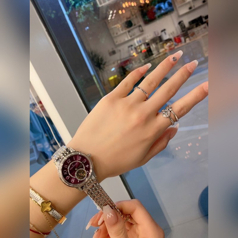 Jaeger-LeCoultre Rendez-Vous Automatic Mechanical Tourbillon Ladies Replica Watch-7