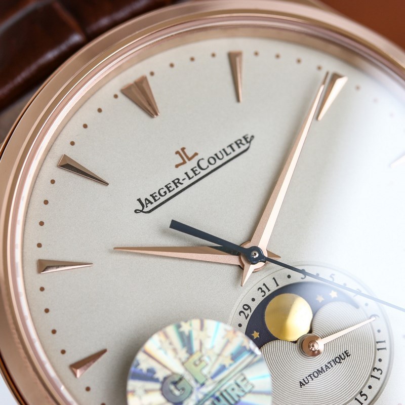 Jaeger-LeCoultre Master Moon Phase Q1368420 39mm Case 9.9mm Thickness Luxury Men's Replica Watch-2