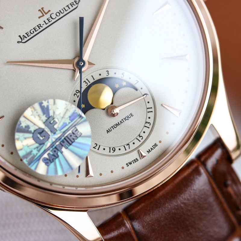 Jaeger-LeCoultre Master Moon Phase Q1368420 39mm Case 9.9mm Thickness Luxury Men's Replica Watch-4