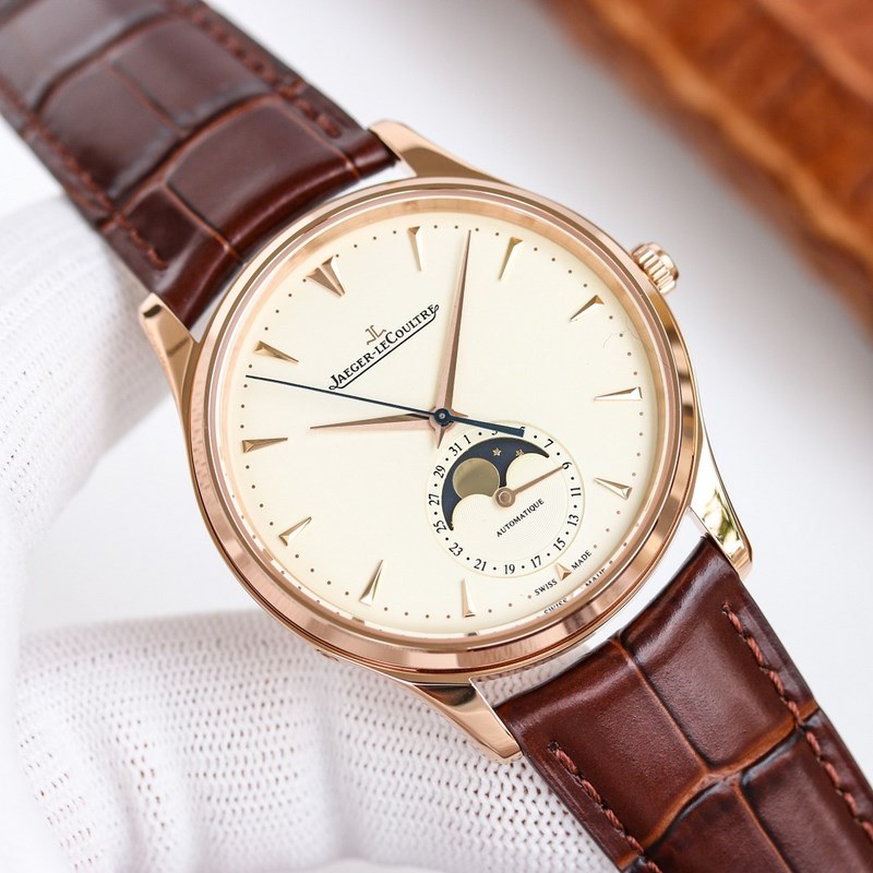 Jaeger-LeCoultre Master Ultra Thin Moon Phase 39mm Elegant Dual Calendar-4